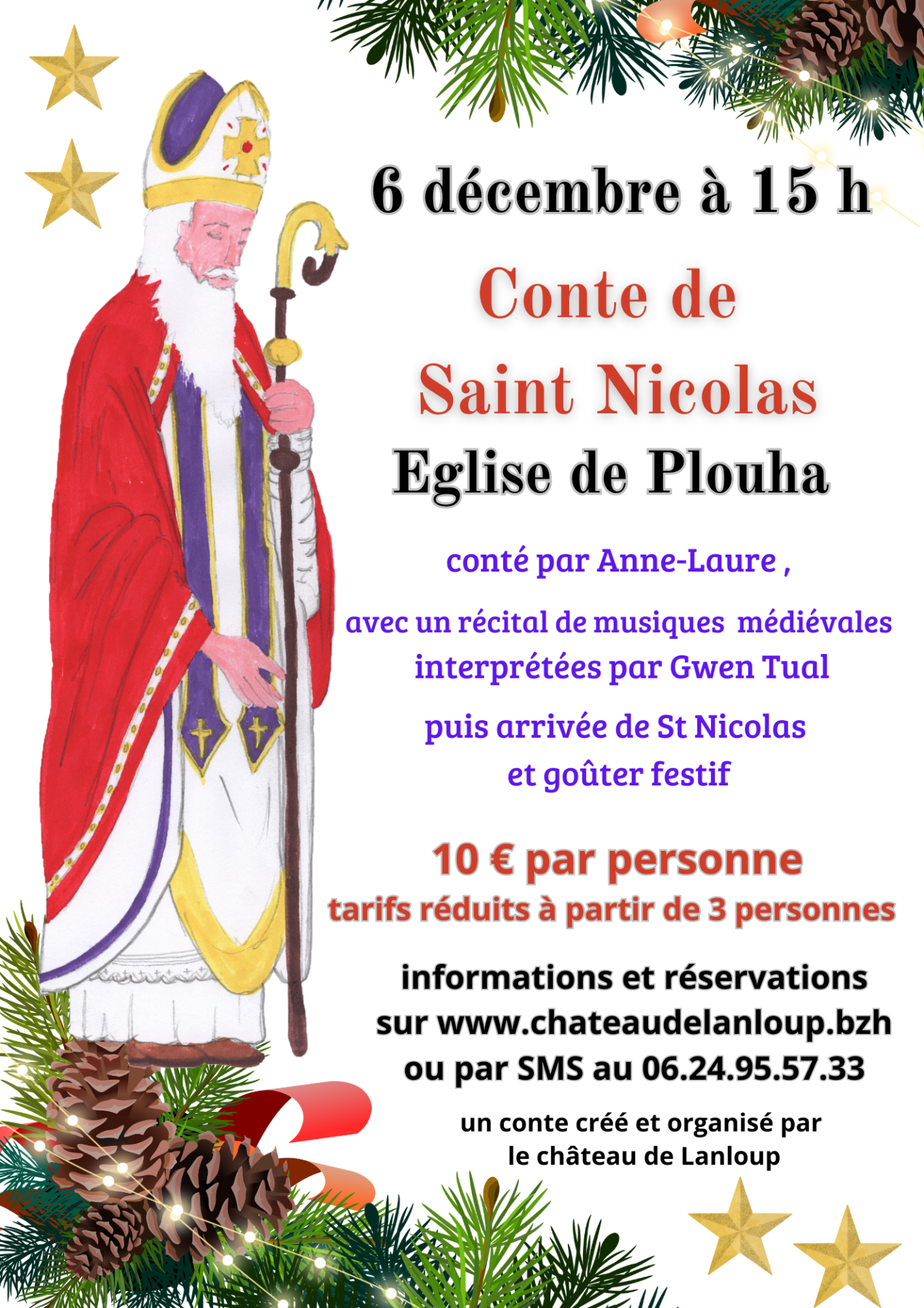 Spectacle et gouter de la saint nicolas plouha